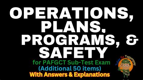 pafgct reviewer pdf|FREE PAFGCT EXAM REVIEWER (Operations, Plans, .